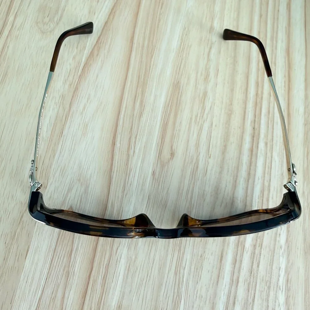 Coach Tortoise Sunglasses HC8280U L1116 XL Gold Cut Out Rims With Case & Papers - Picture 6 of 16